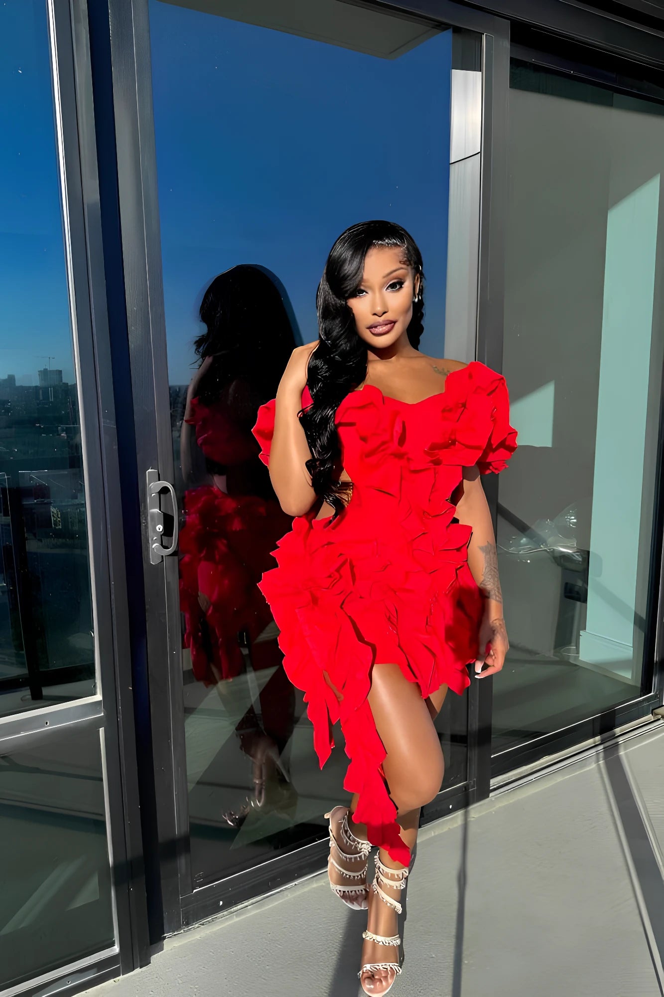 Scarlet Bloom Dress