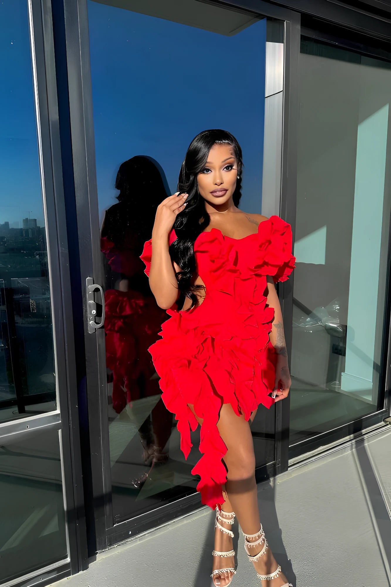 Scarlet Bloom Dress